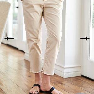 Frank & Eileen Wicklow Italian Chino - Size 6 Khaki